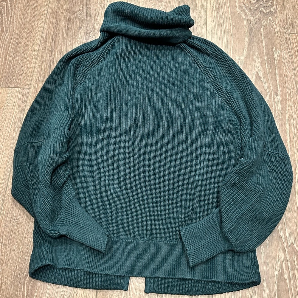 Cabi Green Turtleneck Sweater